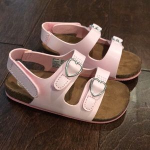 Pink toddler sandals